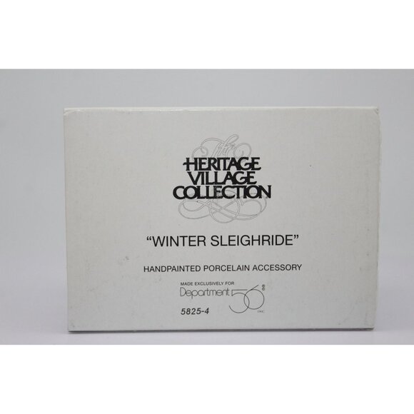 Dept 56 Heritage Village - Winter Sleighride - Picture 4 of 5